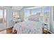 Bedroom with queen bed and ocean views at 6001 - E-10 S Kings Hwy., Myrtle Beach, SC 29575