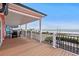 Spacious deck overlooking the ocean and beach at 6001 - E-10 S Kings Hwy., Myrtle Beach, SC 29575