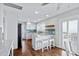 Modern kitchen with white cabinets and ocean view at 6001 - E-10 S Kings Hwy., Myrtle Beach, SC 29575