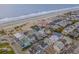 Aerial view of beach homes near the oceanfront at 6001 - E8 S Kings Hwy., Myrtle Beach, SC 29575