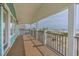 Ocean view balcony overlooking beach at 6001 - E8 S Kings Hwy., Myrtle Beach, SC 29575