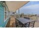 Enjoy ocean views from this large deck with dining area at 6001 - E8 S Kings Hwy., Myrtle Beach, SC 29575