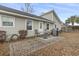 Cozy patio with brick pavers and grill at 603 Plantation Dr., Surfside Beach, SC 29575