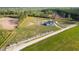 Aerial view of the property's borders with adjacent road and green space at 926 Eula Dr., Conway, SC 29526