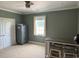 Bedroom featuring a ceiling fan, window, closet, and neutral carpet at 926 Eula Dr., Conway, SC 29526