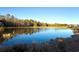 Serene pond view with lush trees and a clear reflection at 1213 Pineridge St., Conway, SC 29527