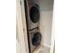 Stackable washer and dryer in a closet at 1266 Harvester Circle, Myrtle Beach, SC 29579