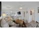 Open concept living space with hardwood floors and coastal decor at 147 Anglers Dr., Murrells Inlet, SC 29576