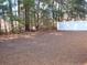 Backyard with privacy fence and mature trees at 148 Junco Circle, Longs, SC 29568