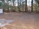 Backyard with wooden fence and pine trees at 148 Junco Circle, Longs, SC 29568