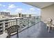 Balcony with partial ocean and city views at 201 74Th Ave. N # 701, Myrtle Beach, SC 29572