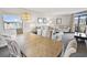 Bright dining area with view into living room and kitchen at 201 74Th Ave. N # 701, Myrtle Beach, SC 29572