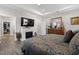 Main bedroom with fireplace and access to a walk-in closet at 2305 Ameron Ct., North Myrtle Beach, SC 29582