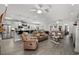 Open living room and kitchen with hardwood floors at 2305 Ameron Ct., North Myrtle Beach, SC 29582