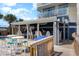 Outdoor bar with covered seating, perfect for enjoying refreshing beverages at 2701 S Ocean Blvd. # 1711, North Myrtle Beach, SC 29582