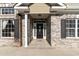 Inviting front door entry with brick columns at 278 Seagrass Loop, Myrtle Beach, SC 29588