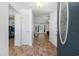 Home entryway with tiled floor and view into living room at 3348 Merganser Dr., Conway, SC 29527