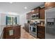 Kitchen features stainless steel appliances and ample cabinetry at 3348 Merganser Dr., Conway, SC 29527