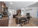 Open kitchen with island, granite countertops, and stainless steel appliances at 3348 Merganser Dr., Conway, SC 29527