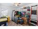 Storage room with shelving unit and various storage containers at 3348 Merganser Dr., Conway, SC 29527