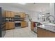 Modern kitchen with stainless steel appliances and granite countertops at 394 Blackberry Ln., Myrtle Beach, SC 29579