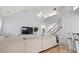 Spacious living room featuring hardwood floors and a cozy sectional sofa at 394 Blackberry Ln., Myrtle Beach, SC 29579