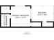 One-bedroom floor plan with balcony at 400 N Waccamaw Dr. # 304, Garden City Beach, SC 29576