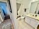 Bright bathroom with a shower and tub combo and neutral decor at 4273 Santolina Way # E, Murrells Inlet, SC 29576