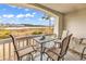 Charming balcony with seating offers stunning marsh and water views at 4560 Greenbriar Dr. # 102-B, Little River, SC 29566