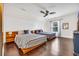 Bright bedroom featuring two beds and wood flooring at 4600 Marion Circle, North Myrtle Beach, SC 29582