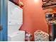Small laundry closet with a stackable washer and dryer at 500 Fairway Village Dr. # 1-O, Myrtle Beach, SC 29588