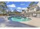 Community pool with gazebo and surrounding buildings at 500 Fairway Village Dr. # 1-O, Myrtle Beach, SC 29588