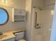 Bathroom with shower, toilet, sink, and vanity at 5001 Little River Rd. # W-402, Myrtle Beach, SC 29577
