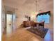 Dining area with wood table and chairs, hardwood floors at 534 Drake Ln., Surfside Beach, SC 29575