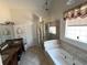 Elegant bathroom with a soaking tub, shower, and double vanity at 5407 Pheasant Dr., North Myrtle Beach, SC 29582