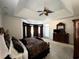 Main bedroom with king-size bed, and private access to backyard at 5407 Pheasant Dr., North Myrtle Beach, SC 29582