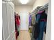 Large walk-in closet with double hanging rods at 5407 Pheasant Dr., North Myrtle Beach, SC 29582