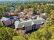 Aerial view of community with building and parking at 562 Blue Stem Dr. # 54 F, Pawleys Island, SC 29585