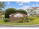 Brick community entrance sign for Cypress Bend at 5750 Oyster Catcher Dr. # 1124, North Myrtle Beach, SC 29582