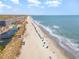 Aerial view showing beach, ocean, and resort amenities at 5905 South Kings Hwy. # 908 C, Myrtle Beach, SC 29575