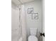 Clean bathroom with shower/tub combo and nautical-themed decor at 5905 South Kings Hwy. # 908 C, Myrtle Beach, SC 29575