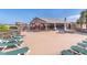 Beachfront deck with tables, chairs, and a casual bar at 5905 South Kings Hwy. # 908 C, Myrtle Beach, SC 29575