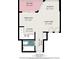 Floor plan showing bedroom, kitchen, living room, and bath at 5905 South Kings Hwy. # 908 C, Myrtle Beach, SC 29575