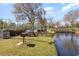 Relaxing pondside area with picnic tables and grills at 5905 South Kings Hwy. # 908 C, Myrtle Beach, SC 29575