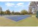 Well-maintained tennis court with a blue surface at 5905 South Kings Hwy. # 908 C, Myrtle Beach, SC 29575