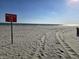 Emergency vehicle access sign on the beach at 601 Hillside Ave. N # 1623, North Myrtle Beach, SC 29582