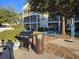 Community gas grill area with picnic tables nearby at 601 Hillside Ave. N # 1623, North Myrtle Beach, SC 29582
