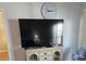 Large TV on a stand with additional seating at 601 Hillside Ave. N # 1623, North Myrtle Beach, SC 29582