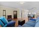 Inviting living room features hardwood floors, fireplace, and comfortable seating at 618 3Rd Ave. S # 4D, North Myrtle Beach, SC 29582