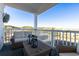 Private balcony with wicker furniture, offering scenic views at 804 Crumpet Ct. # 1151, Myrtle Beach, SC 29579